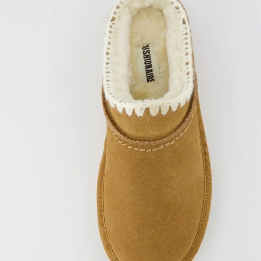 Cupcakes &‎ Cashmere Suede Mule Slippers - Picture 7 of 12